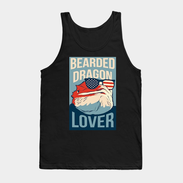 Bearded Dragon Lover Tank Top by Visual Vibes